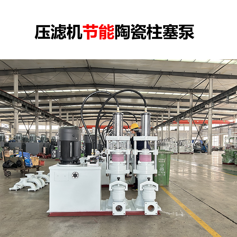 皮革廠壓濾機入料柱塞泵